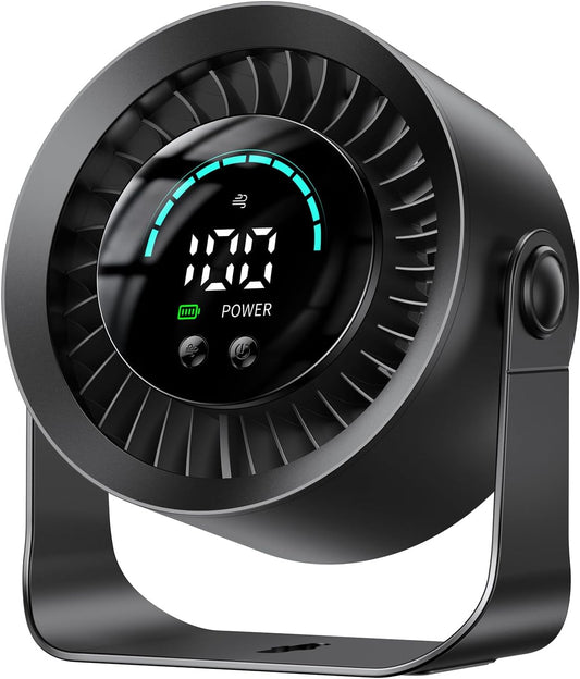 WhisperQuiet Rechargeable Desk Fan