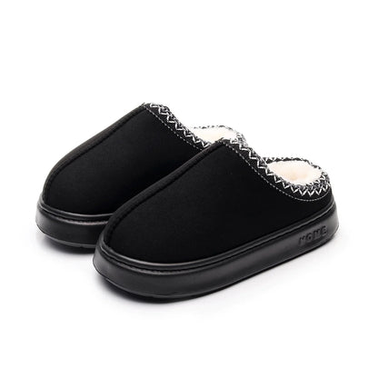 Indoor plush cotton slippers soft and comfortable winter shoes women's fashion home shoes women's winter slippers non-slip